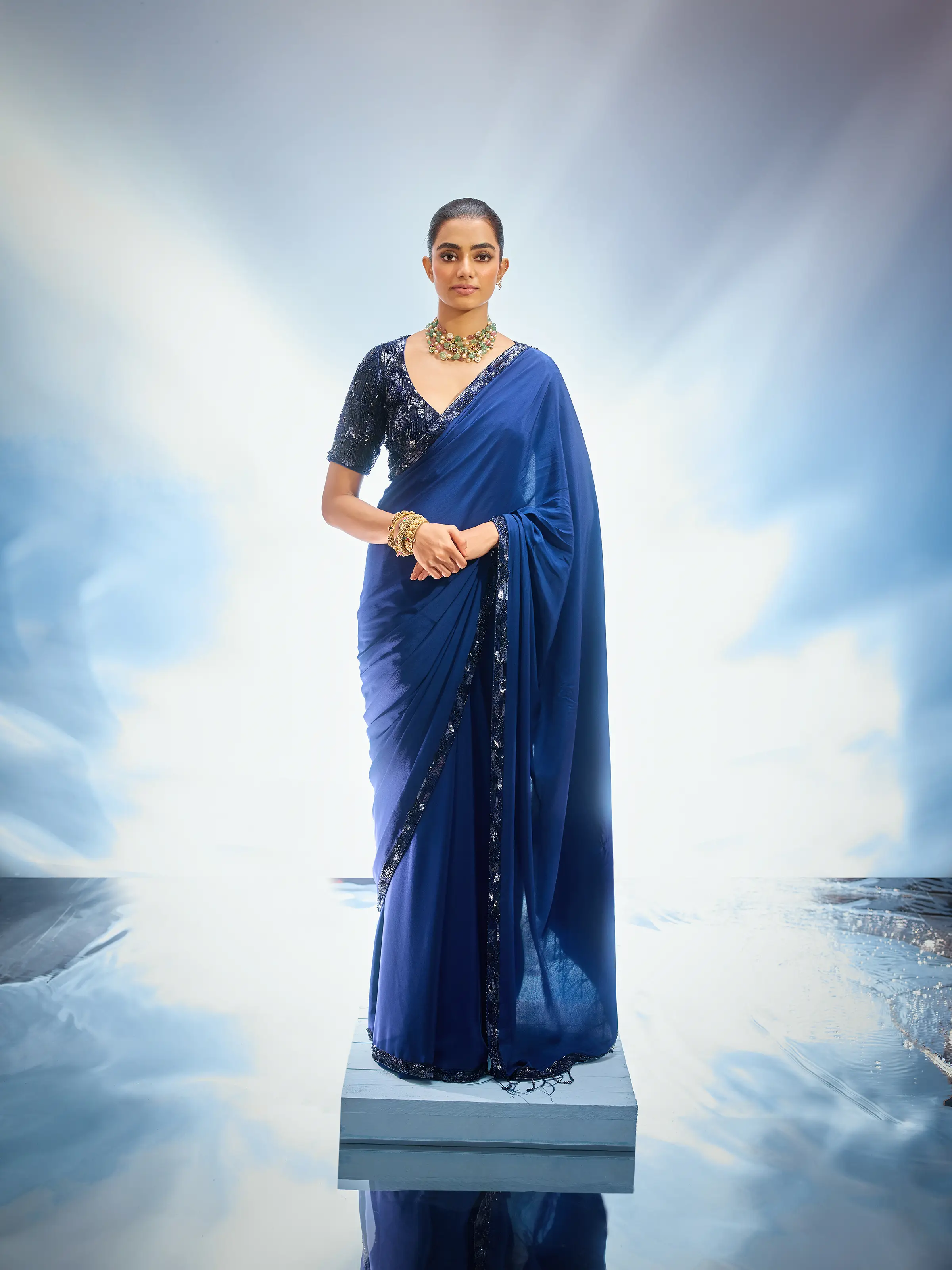 MK - Saree Blue