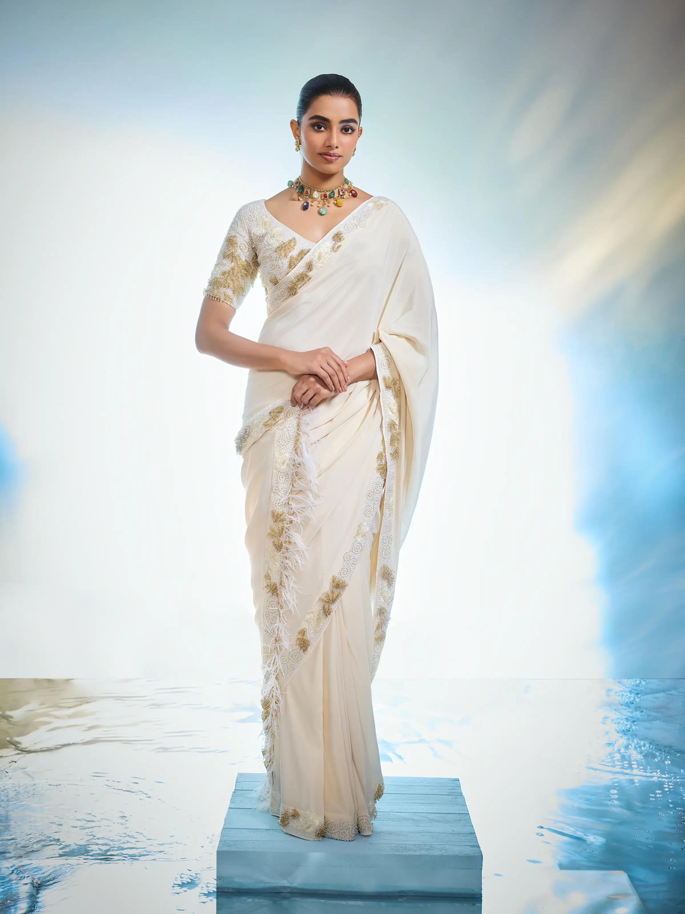 MK - Saree Ivory